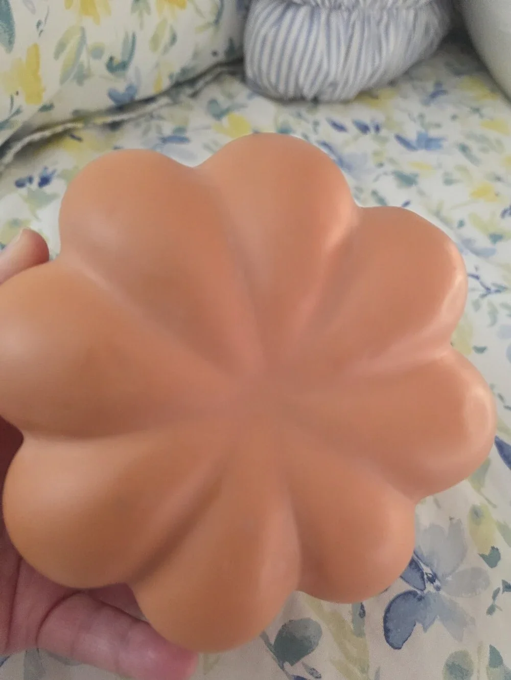Matte Orange & Brown Stem Fall & Halloween Plastic Pumpkin Decoration
